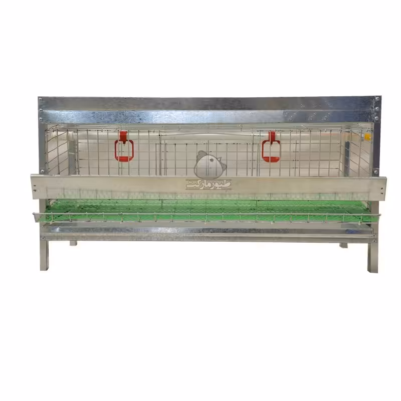 قفس بلدرچین تخمگذار(1 طبقه)--امکانات کامل