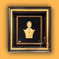 تابلو طلاکوب تاج