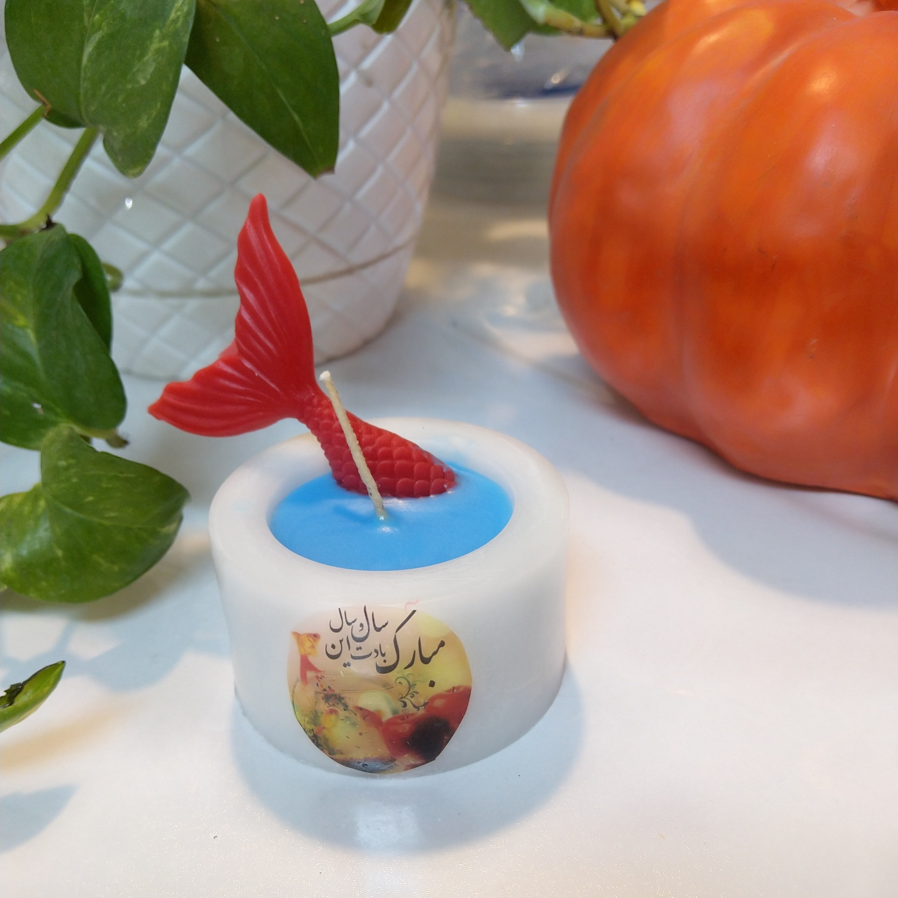 شمع حوضچه آب دم ماهی