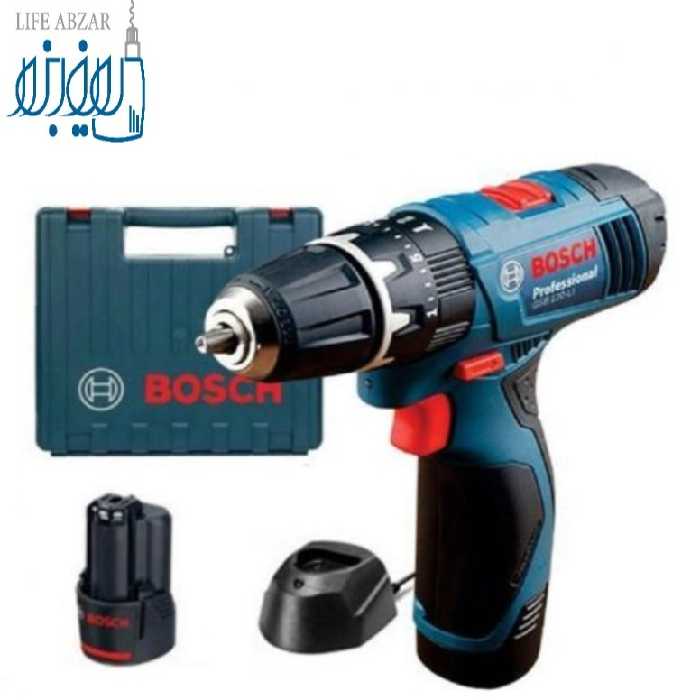 دریل پیچ گوشتی چکشی شارژی بوش مدل GSB 120-LI