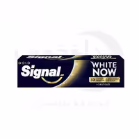 خمیر دندان سفید کننده سیگنال سری White Now مدل Gold