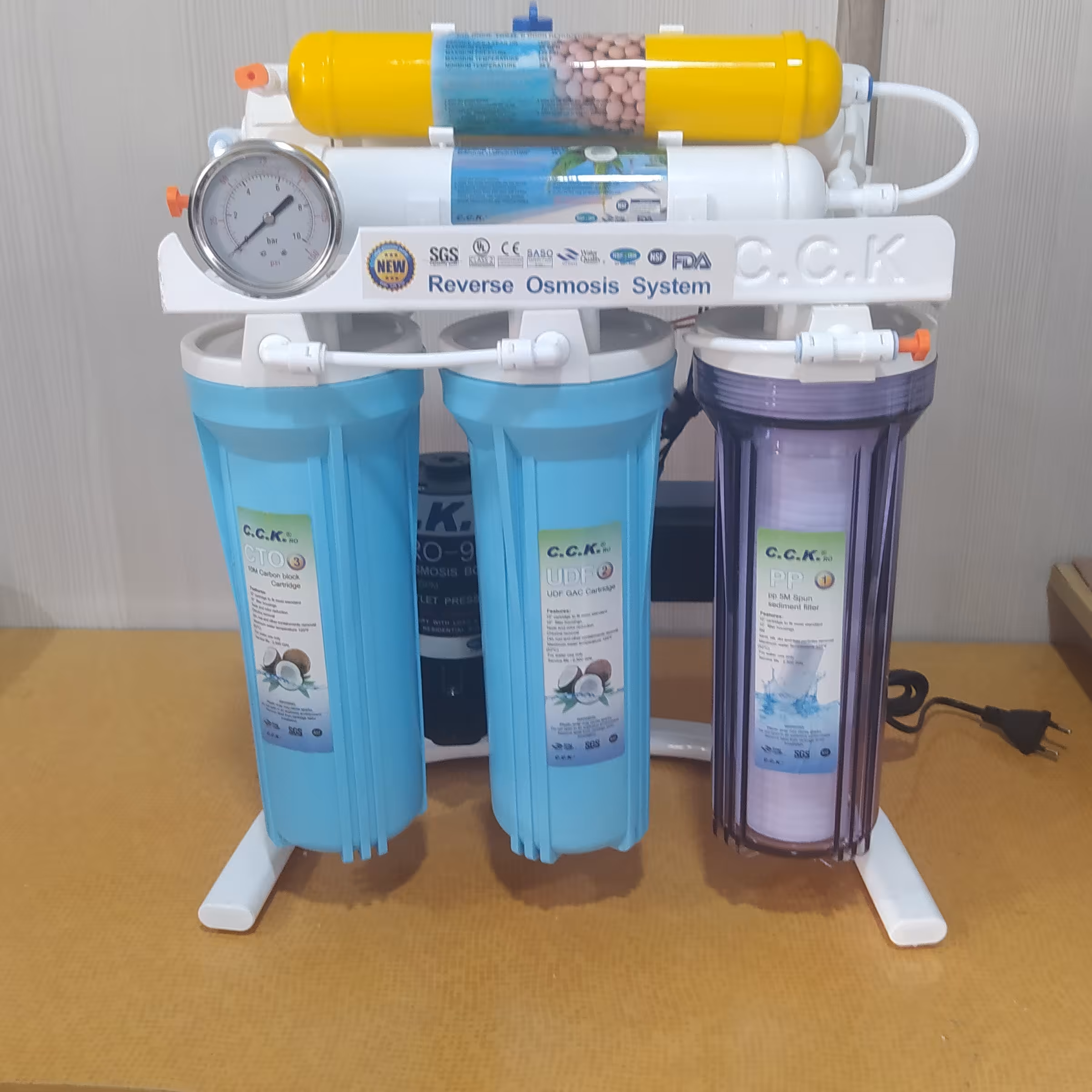 تصفیه آب cck شیش مرحله براکت فلزی