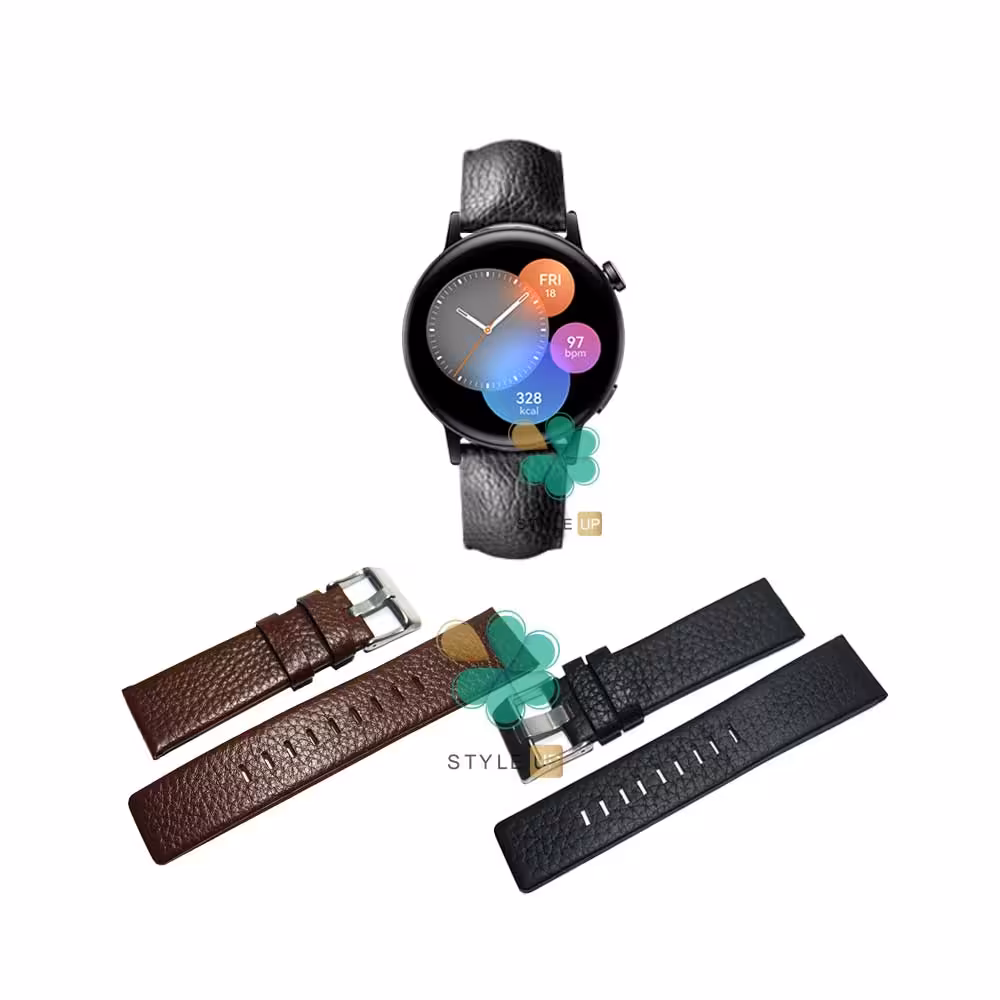 بند چرمی ساعت هواوی واچ Huawei Watch GT 3 42mm طرح LITCHI