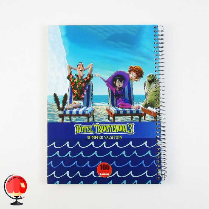 دفتر مشق 100 برگ سیمی طرح ترنسیلوانیا جلد سخت آپادانا