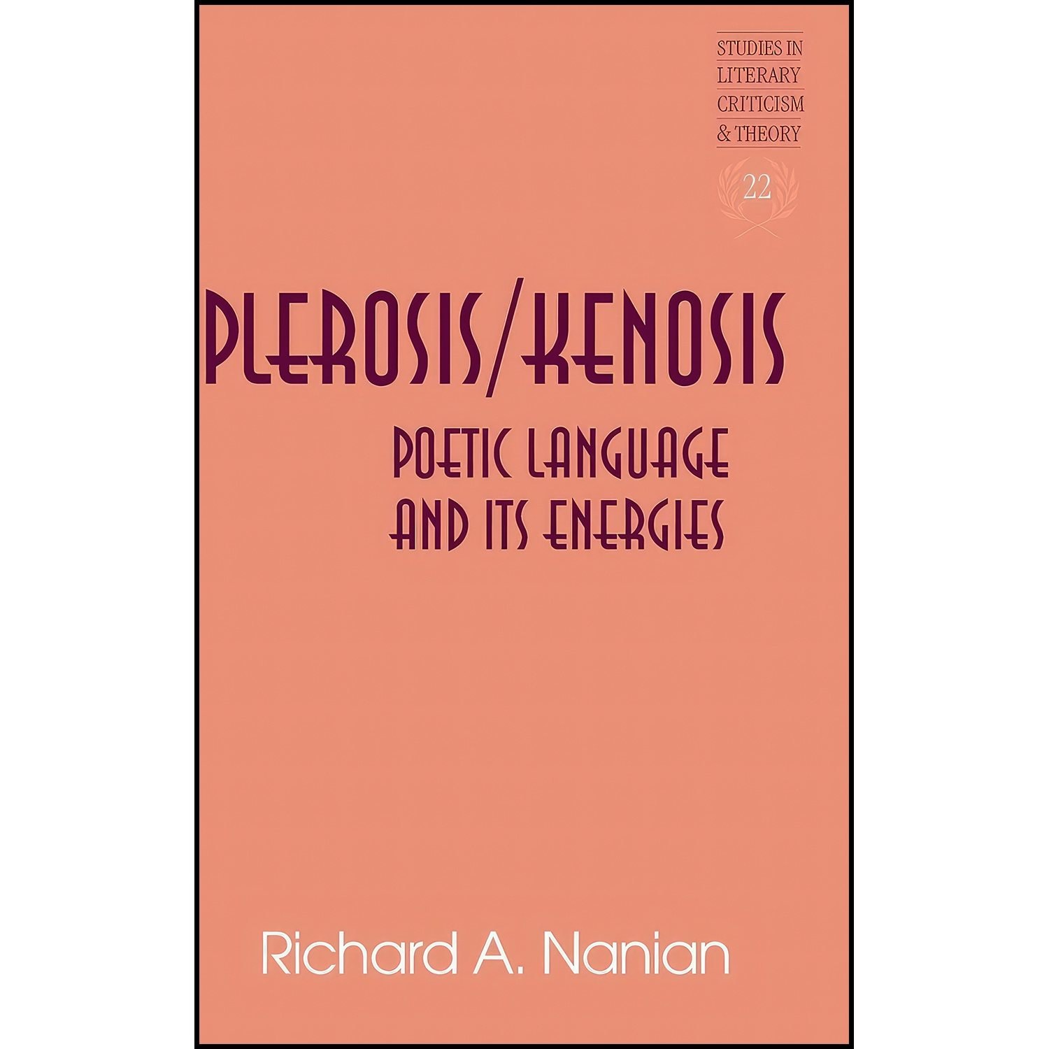 کتاب زبان اصلی PlerosisKenosis اثر Richard A Nanian