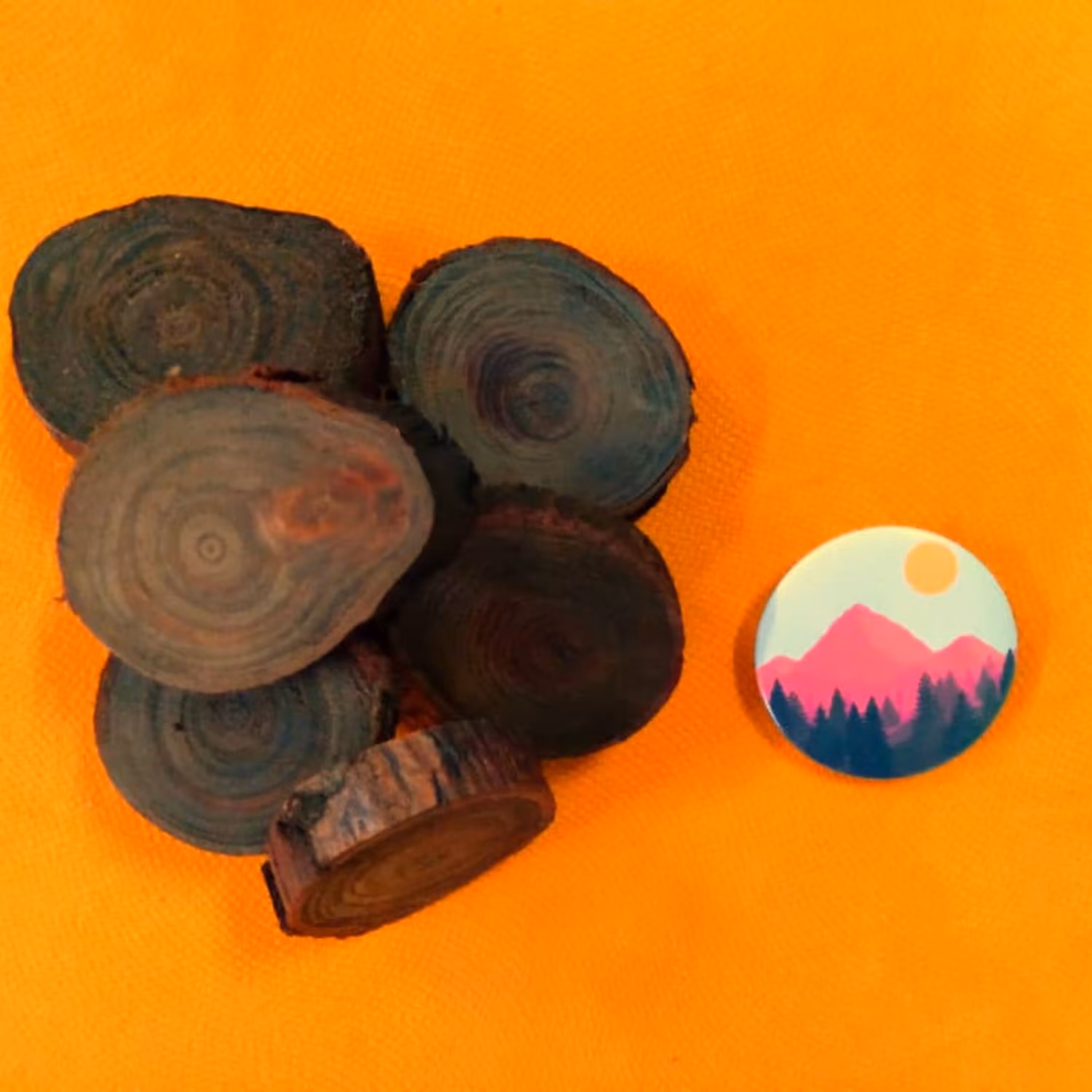 پیکسل طرح کوه و خورشید