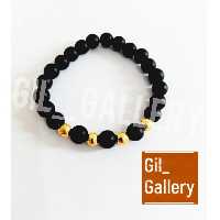 دستبند سنگ حدید با مهره اونیکس اسپرت