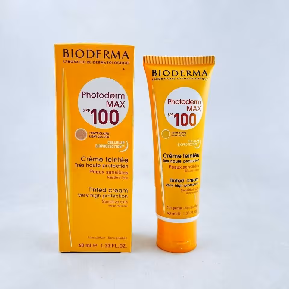  
کرم ضد آفتاب رنگ طبیعی بیودرما spf100 ( دایره کرم )