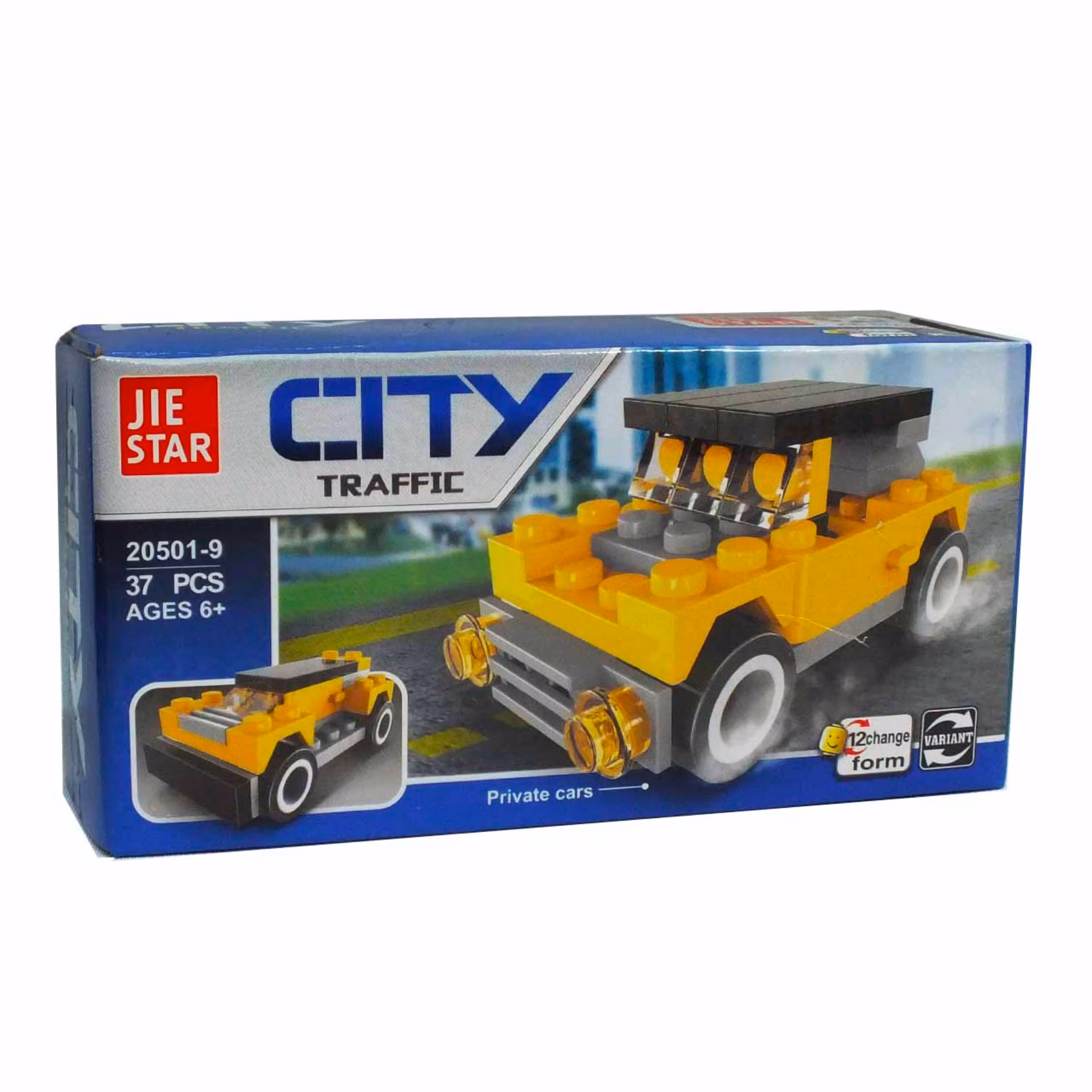 لگو شهر طرح ماشین شخصی JIE STAR 20501-9-529