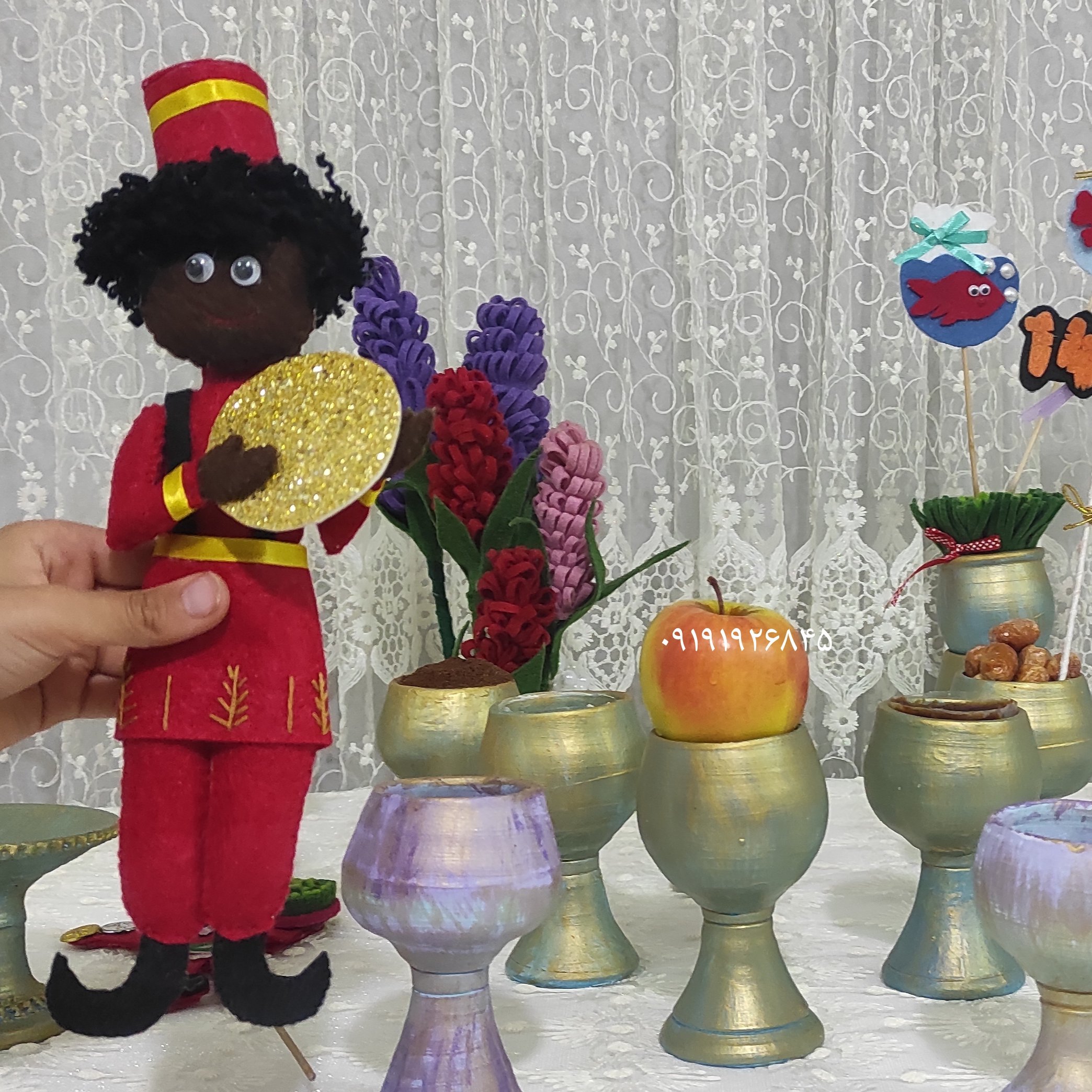 سفره هفت سین حاجی فیروز نمدی