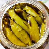 ترشی فلفل تند کبابی سرکه ای- 1 کیلویی