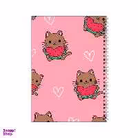 دفتر مشق 100 برگ بامبیلیپ طرح گربه هندوانه خور کد 4608485