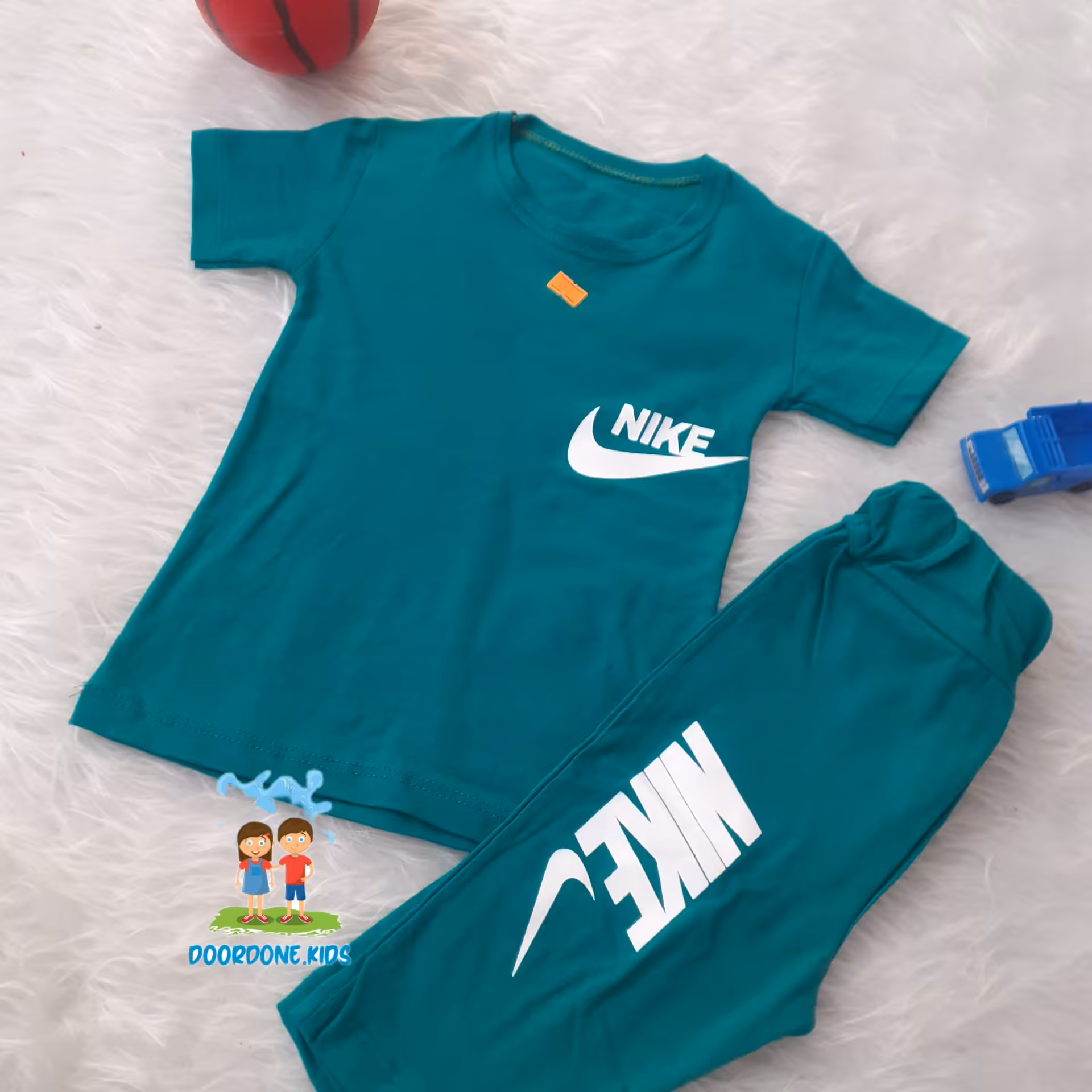 تیشرت شلوارک  اسپرت طرح نایک خواهر برادری