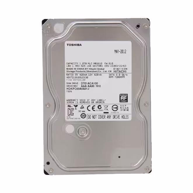 هارد دیسک اینترنال توشیبا Toshiba A100 با ظرفیت 1 ترابایت