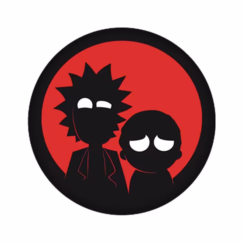 استیکر تزئینی موبایل مدل ریک و مورتی کد 3546