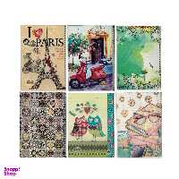 دفتر مشق 50 برگ سایرکار سیمی مدل کلاسیک بسته 50 عددی