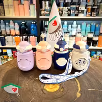 فلاسک سفینه نی دار بند دار کاور سیلیکونی 380 میل