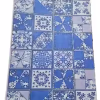 ترانسفر کاشی نقوش آبی تلا