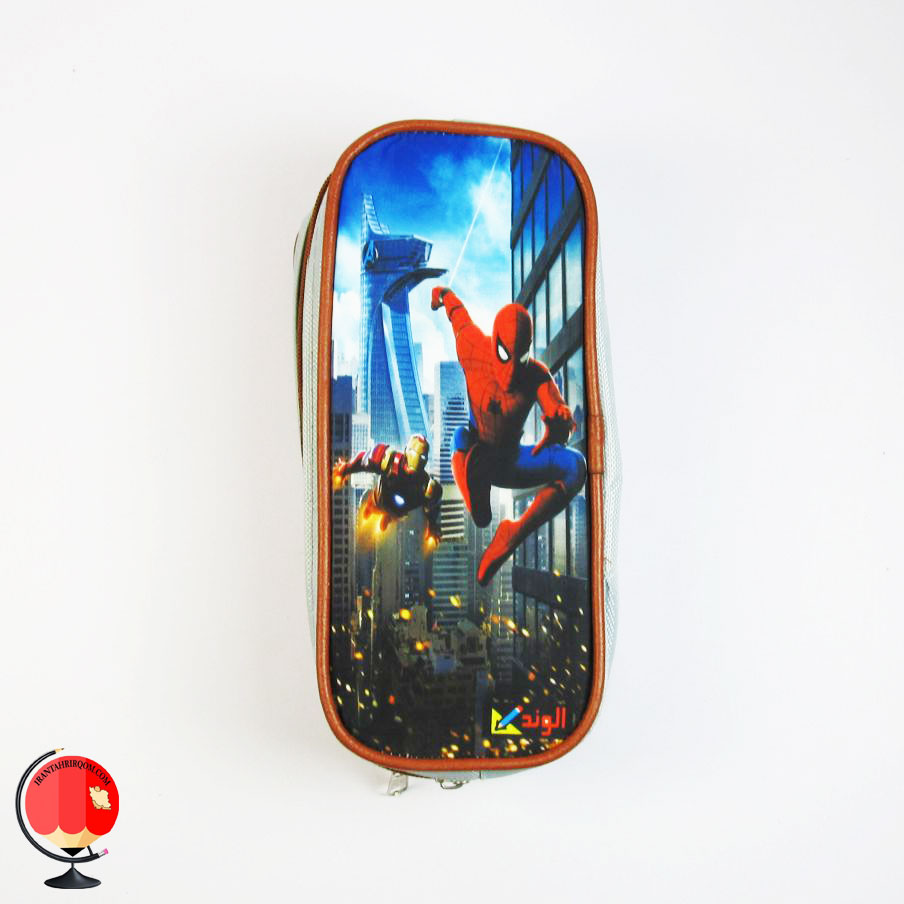 جامدادی فانتزی طرح مرد عنکبوتی دو زیپ الوند