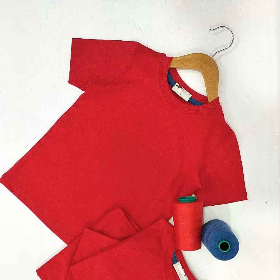 بلوز تک قرمز دخترانه پسرانه لطیف و با کیفیت