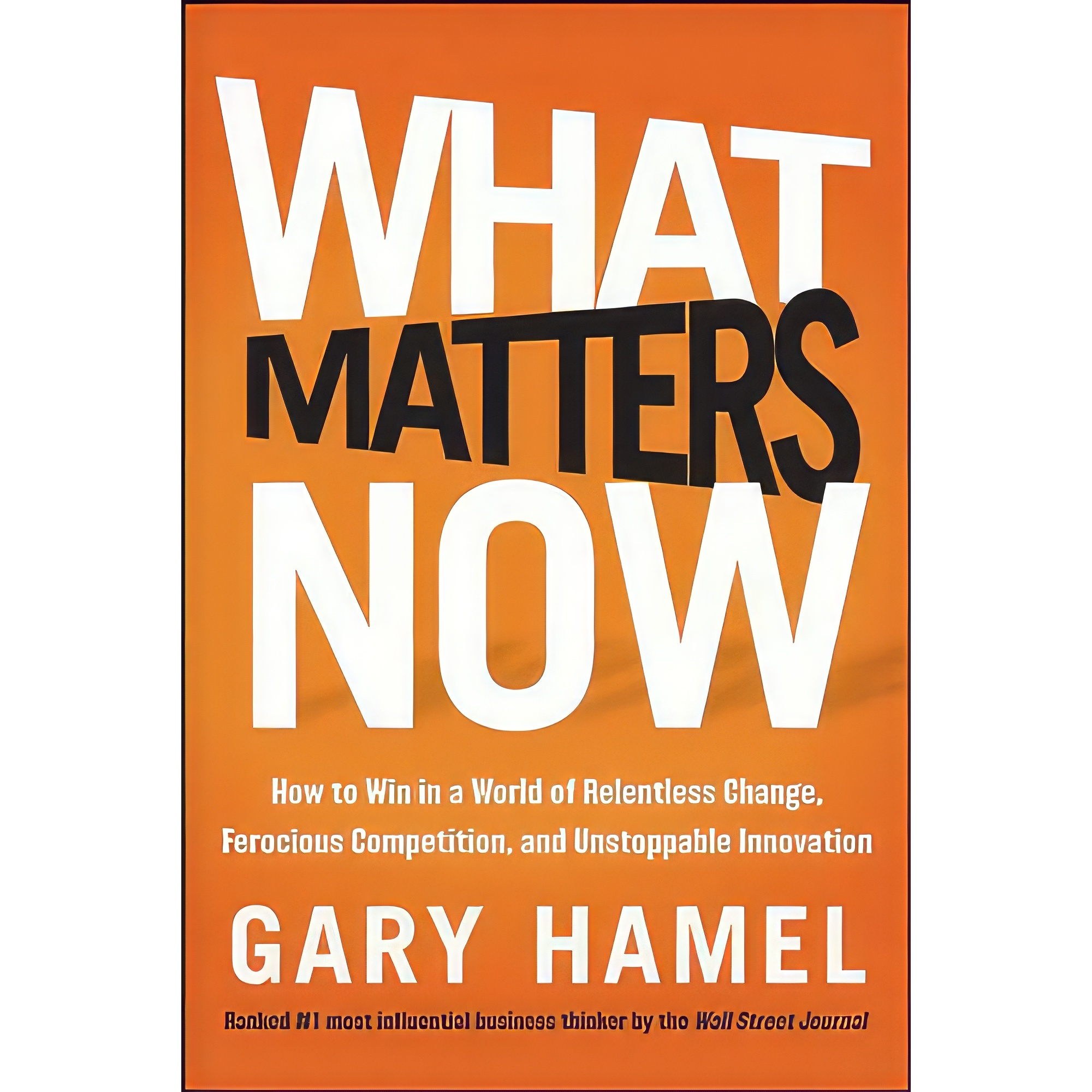 کتاب زبان اصلی What Matters Now اثر Gary Hamel انتشارات JosseyBass