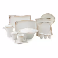 سرویس چینی زرین 12 نفره کامل کلودیا وینچی (97 پارچه)