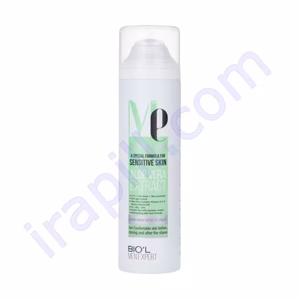 فوم اصلاح 2 در 1 آلوئه ورا بیول 200 میلی لیتر