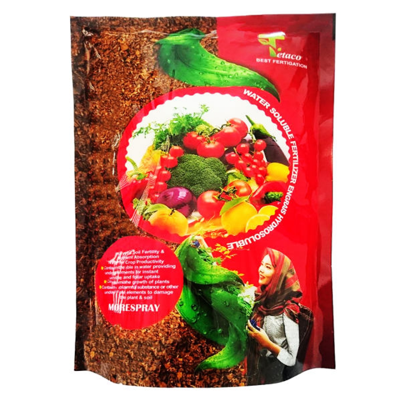 کود مخصوص یونجه تتاکو  MORESPRAY وزن 1 کیلوگرم