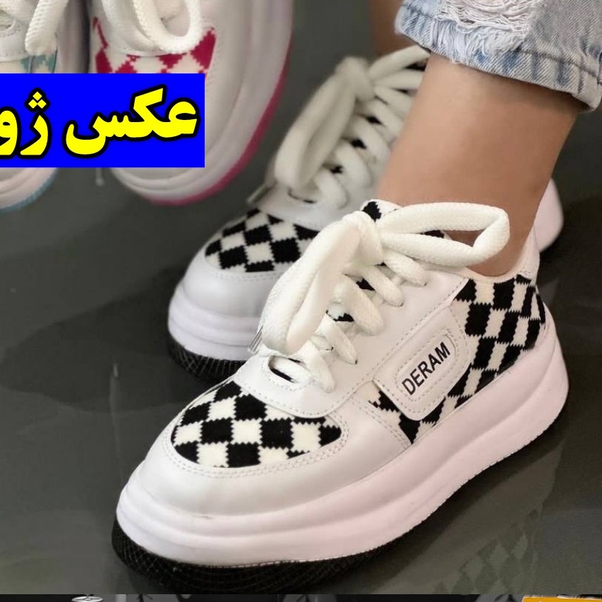 کتونی عمده زنانه سری 6 جفتی سایز 37 تا 40 کفش اسپرت کتانی اسپورت کد218