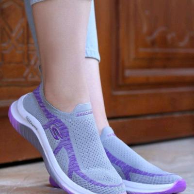 کتانی زنانه جنس رویه بافتی کفش زنانه