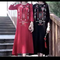مانتو سنتی گلدوزی قد حدود 120
