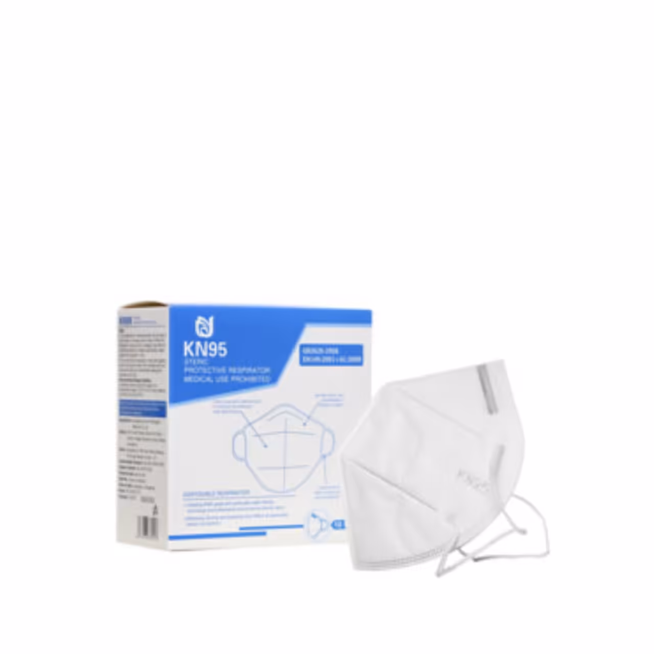 ماسک 4 لایه kn95 چین بسته 10 عددی