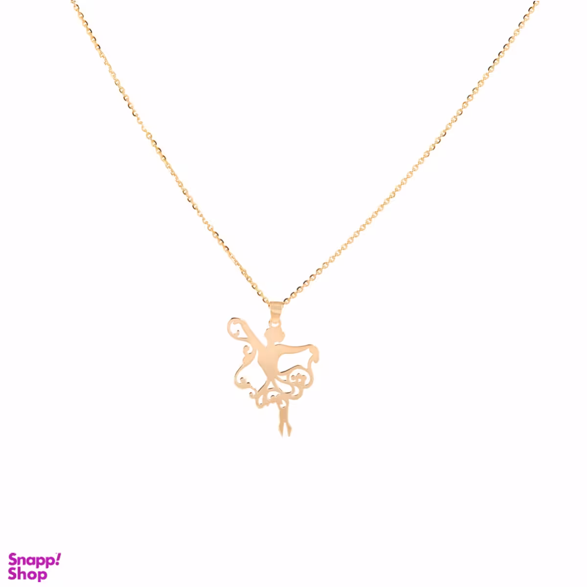 گردنبند طلا 18 عیار زنانه شمیم گلد گالری مدل فرشته