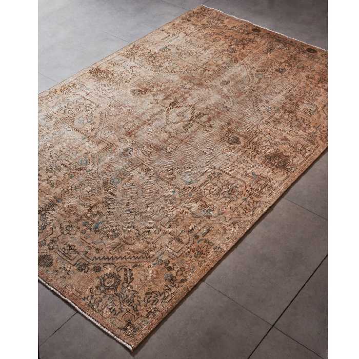 فرش دستبافت شش متری امیرخیز مدل وینتیج کد 6274