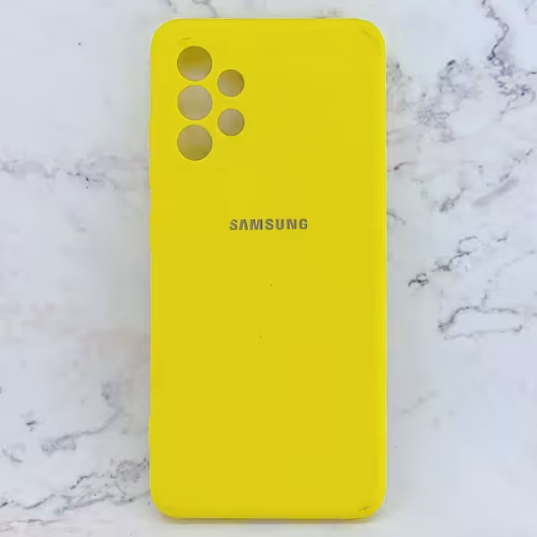 کاور سیلیکونی رنگی مدل TPN مناسب برای گوشی موبایل سامسونگ Galaxy A32 4G - زرد
