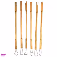 ابزار سفالگری جعبه فلزی نفیس 6 عددی