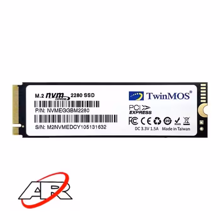 حافظه اس اس دی TwinMOS مدل M.2 NVMe ظرفیت 128 گیگابایت