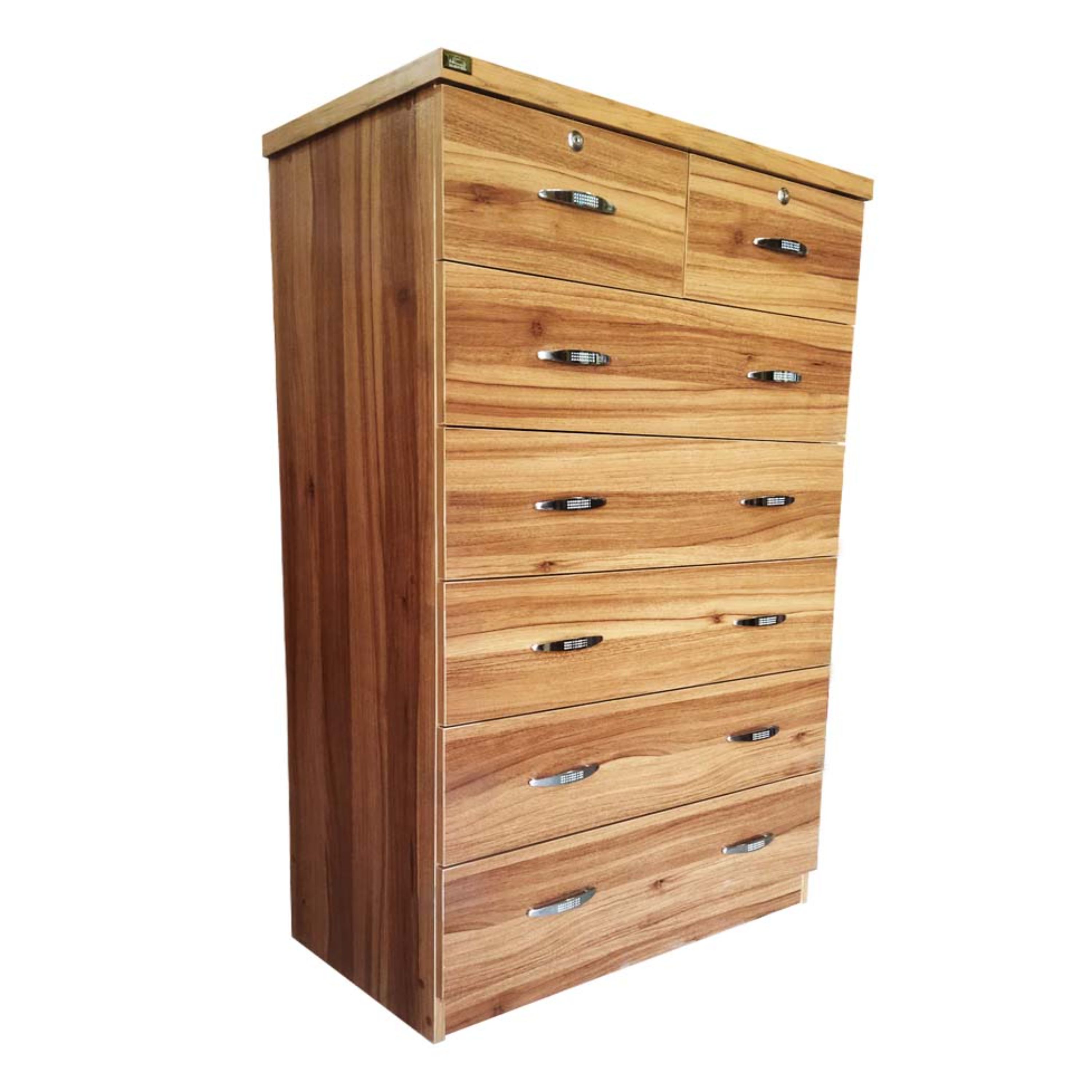 دراور قائم کد DR07 مدل 7 کشو به صورت 5 کشو بزرگ و 2 کشو قفل دار