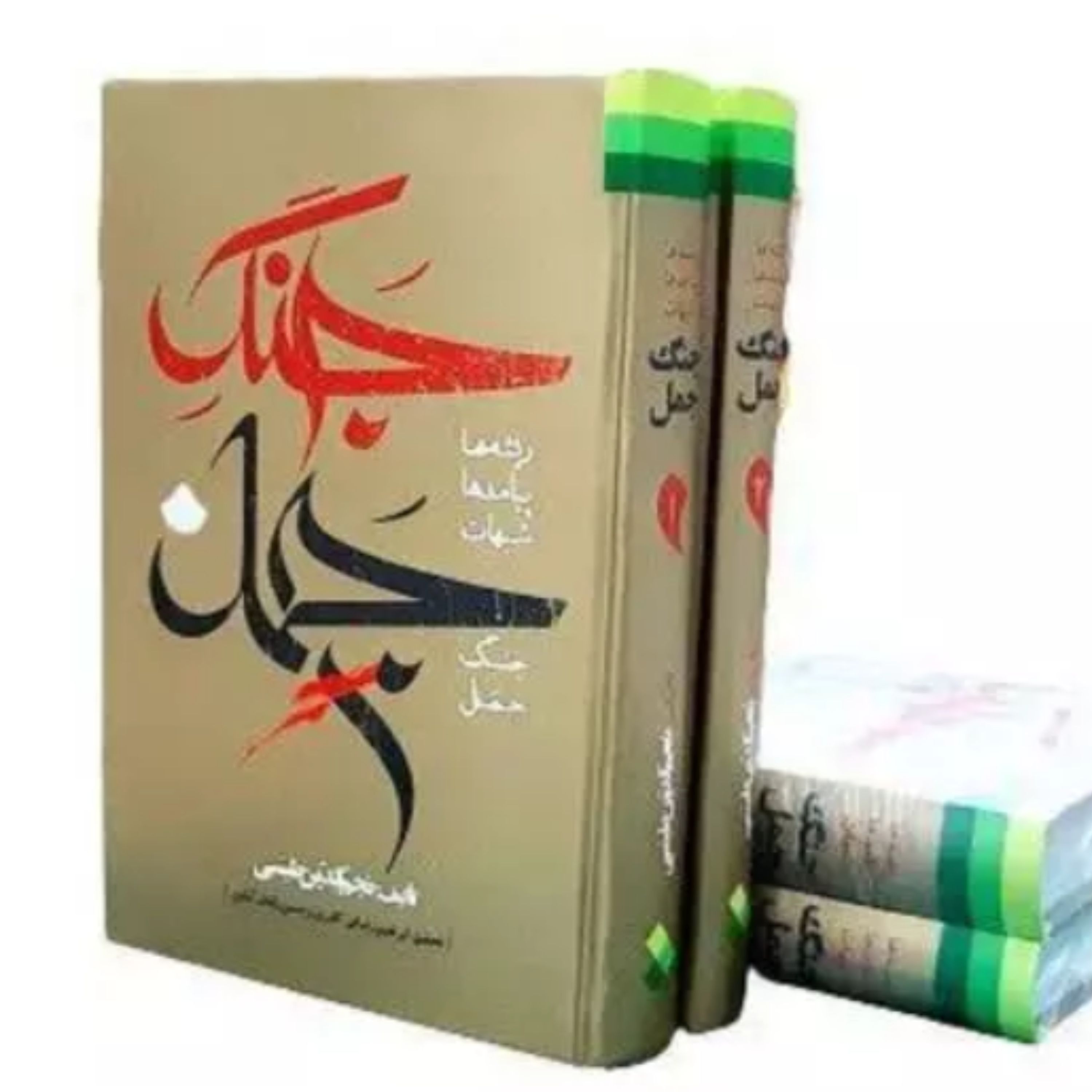 کتاب جنگ جمل ریشه ها پیامدها و شبهات دوره 2 جلدی(نشر دلیل ما)