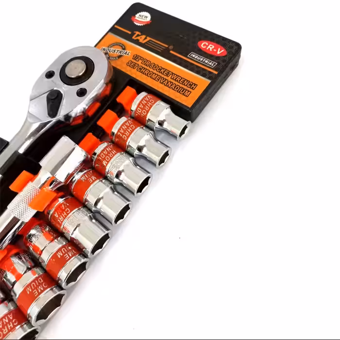 دسته بکس ریلی کروم آینه ای  12 عددی مخصوص تعمیرگاه برند تات پرو 