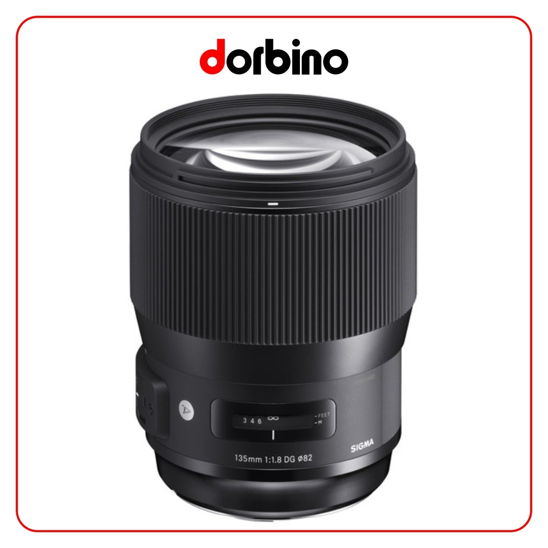 لنز سیگما Sigma 135mm f1.8 DG HSM Art Lens for Nikon F - فروشگاه دوربین دوربینو