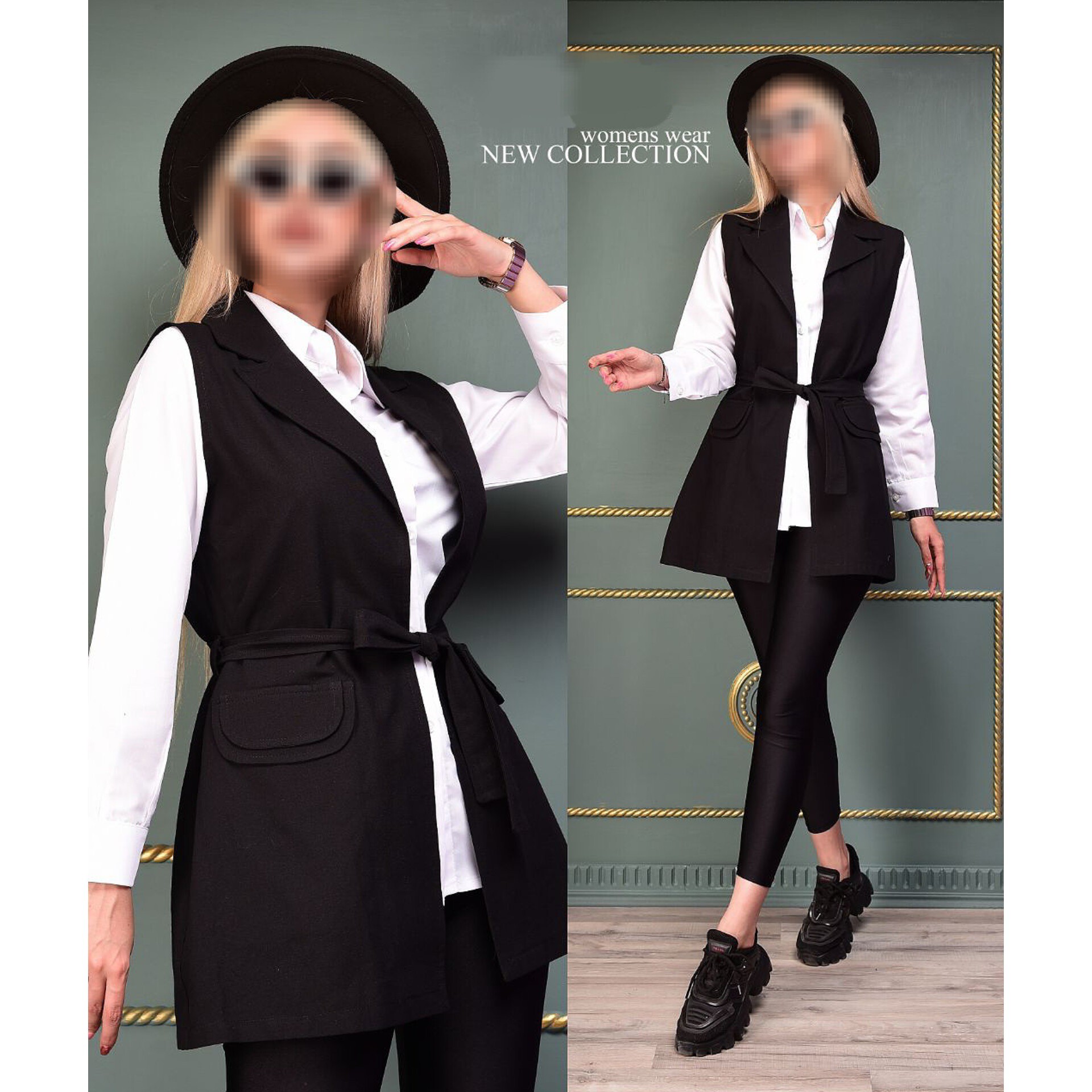 وست یقه انگلیسی و شومیز ترک