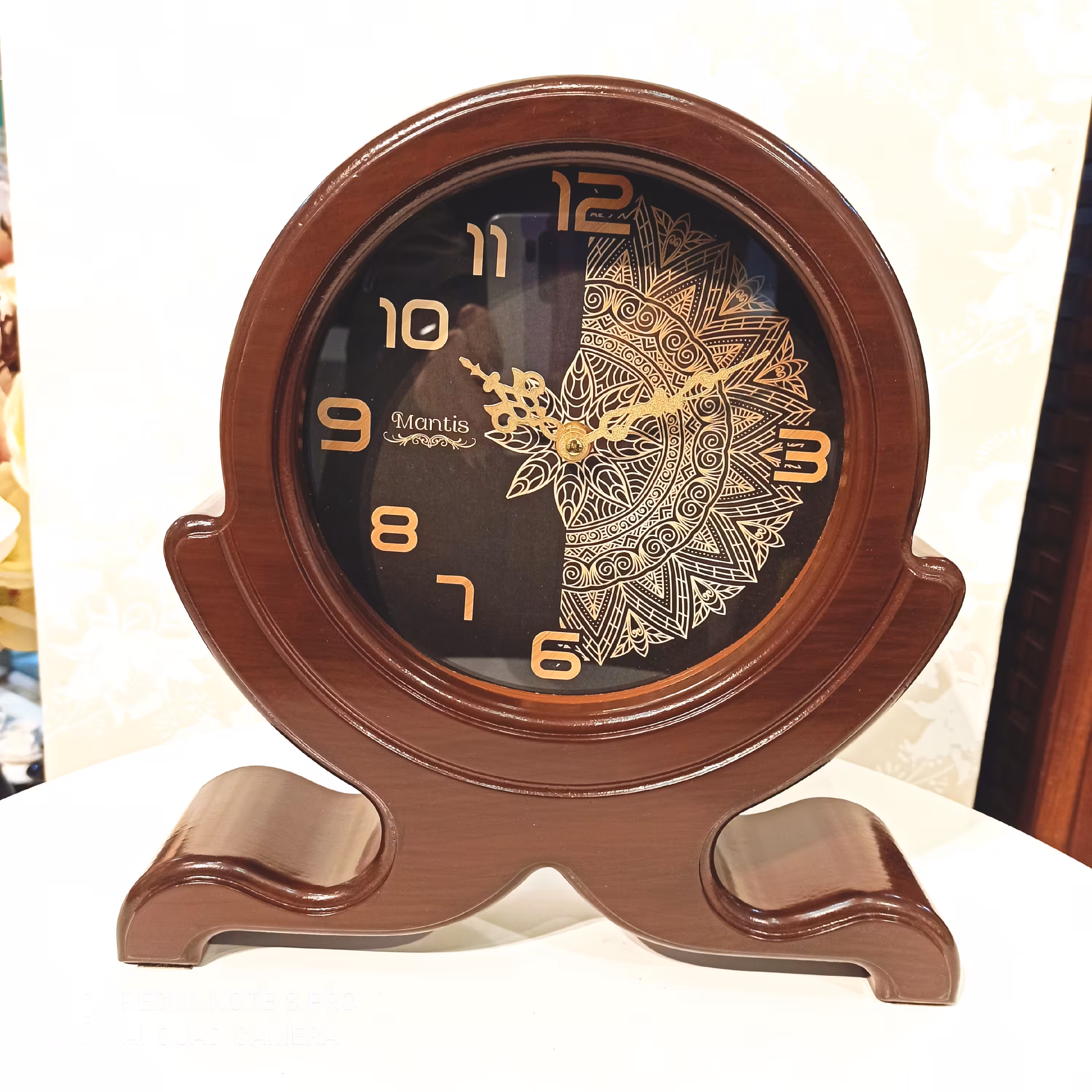 ساعت چوبی رومیزی کد3