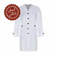 روپوش پزشکی زنانه خضرا مدل مرجان - کد 36000