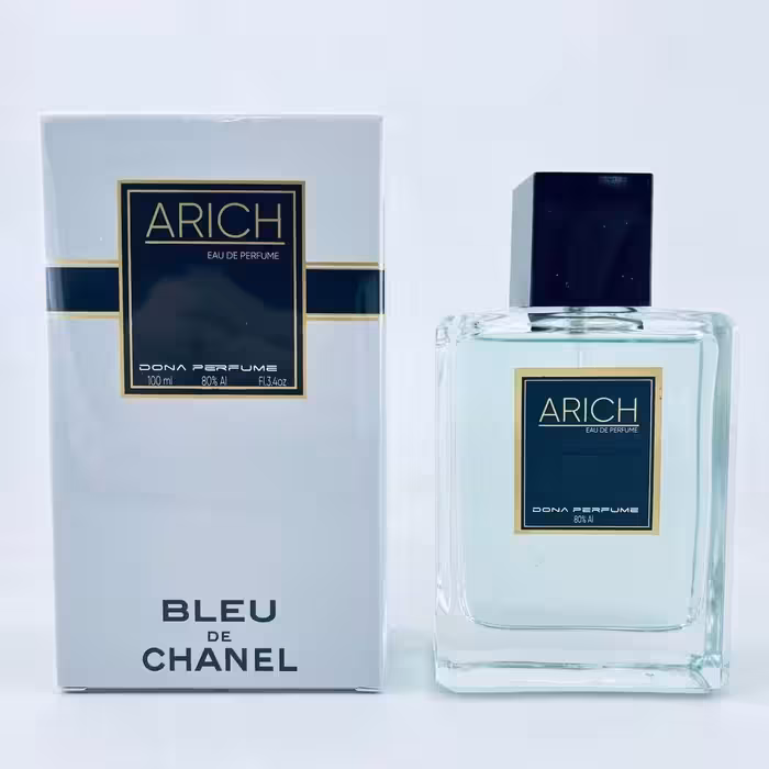 ادوپرفیوم مردانه ARICH دنا 100 میل رایحه خنک وتلخ مشابه عطربلودشنل ماندگاری مناسب