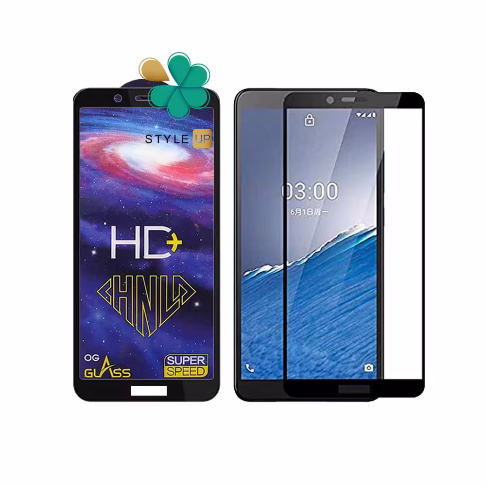 گلس فول گوشی نوکیا Nokia C3 مدل HD Plus