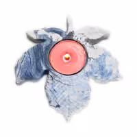 پایه شمع وارمری مدل برگ رنگارنگ