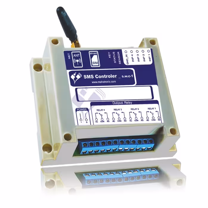 مرکز کنترل پیامکی هوشمند مدل mahatronic s.w.c-1