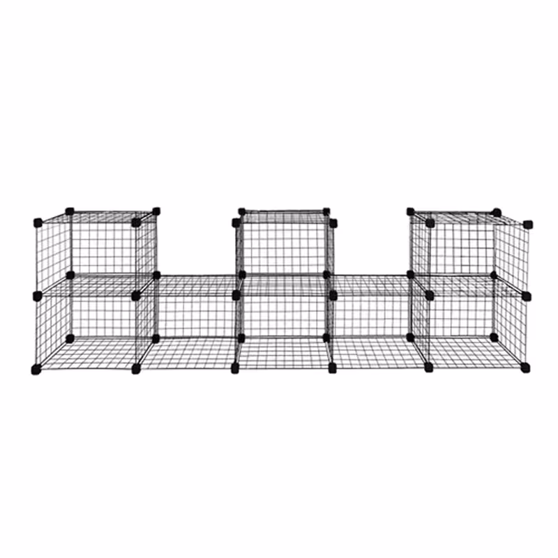 ست قفسه مشبک مدل ضربانی دو طبقه سایز 32x32(ارسال پس کرایه و به عهده مشتری)