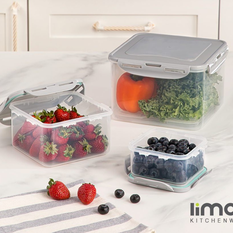 ظرف فریزری 6 پارچه مربع لیمون